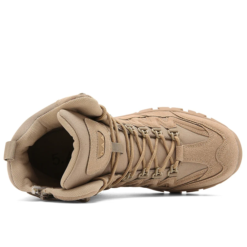 

Men Military Tactical Shoes Male Army Boots Hunting Shoes Warm Plush Snow Ultrallight Safety Training Women Winter Breathable