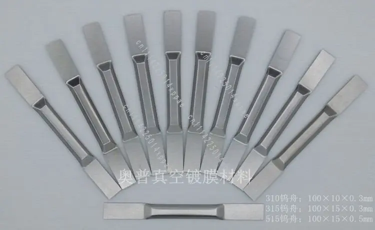 310-315 Thick and Durable Molybdenum Boat 10pcs High Purity Molybdenum Boat High Purity Molybdenum Sheet