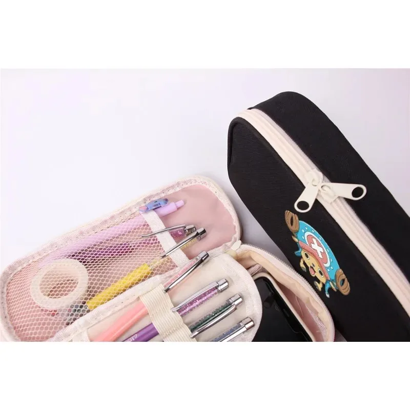 Tempat Pensil Pola Kartun Tampan One Piece Anime Jepang Periferal Anime Hadiah Kecil