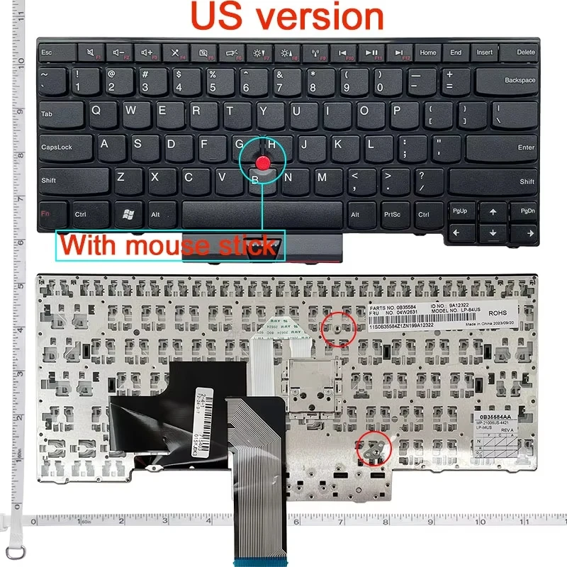 New Keyboard for Lenovo for ThinkPad Edge E430 E435 E330 E430C E430S E445 E335 S430 T430U English