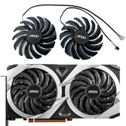 NEW 95MM PLD10010B12HH RX 6600 MECH 2X 8G GPU Fan，For MSI Mech Radeon RX 6600、6600 XT、6700 XT MECH 2X Video card cooling fan