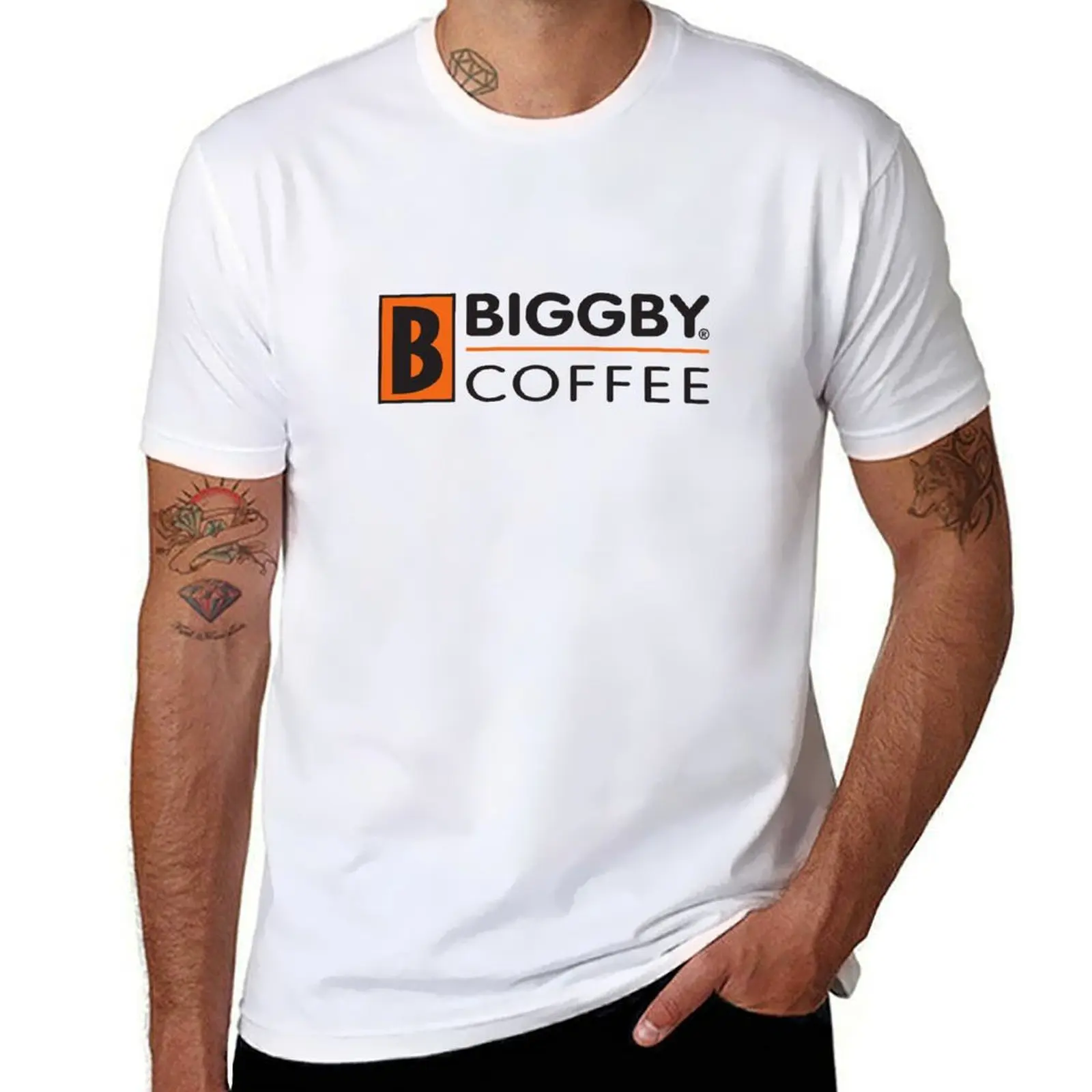 

Biggby Coffee Cafe T-Shirt t shirt for man 100 percent cotton man t shirt cotton T-Shirt