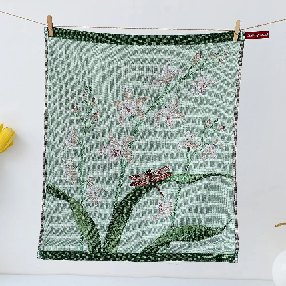 

New 34x40cm Large Hand Towel 4 Layer Cotton Gauze Decorative Kitchen Dish Cloth Quick Dry Pure Cotton Face Towel Home Restaurant