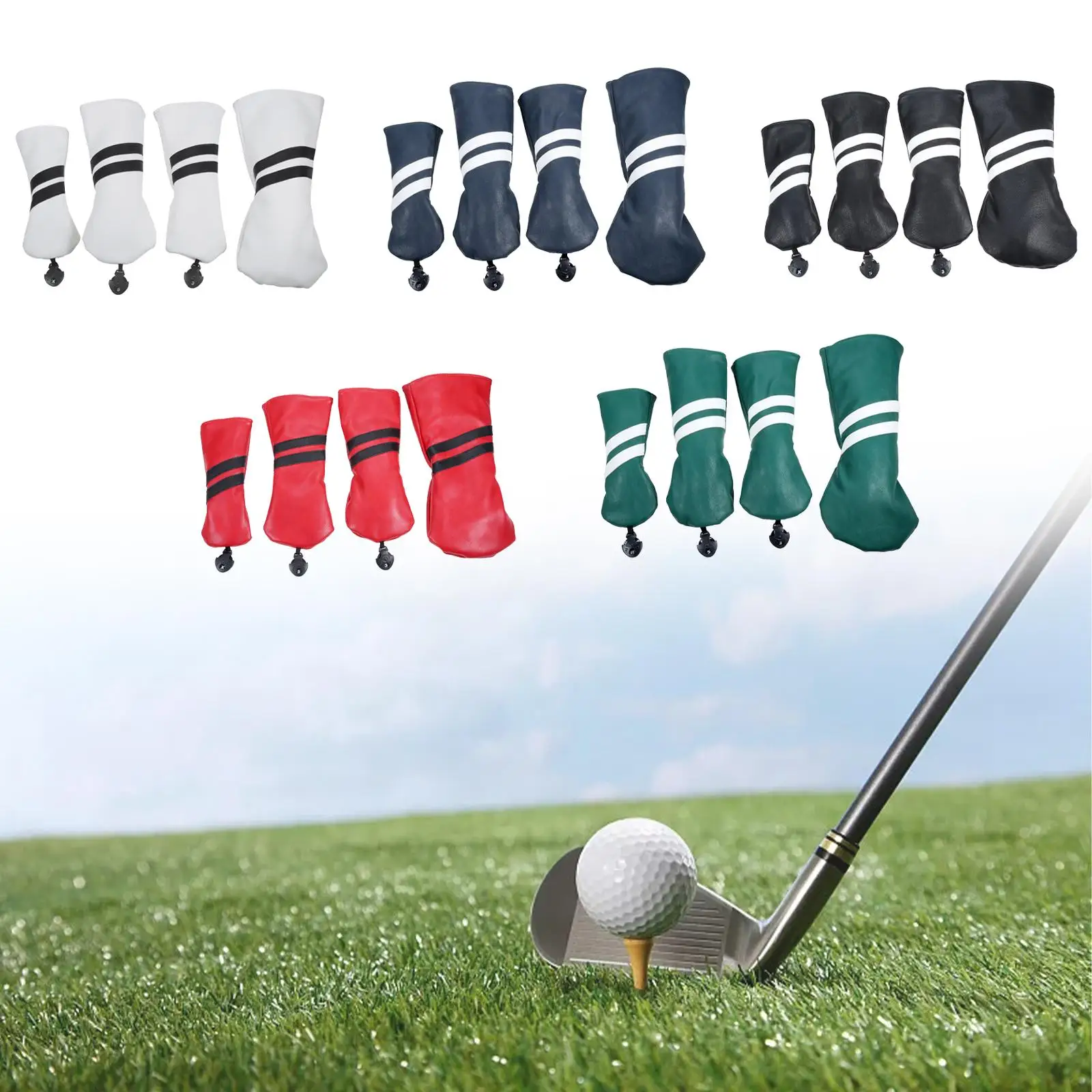 

Premium Golf Club Head Cover for Hybrid Clubs - Protection for Your Golf Gear