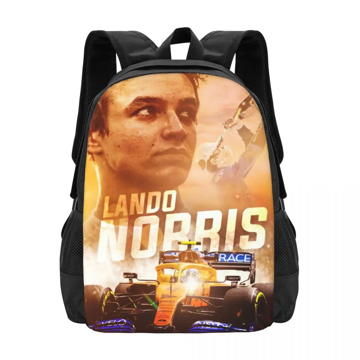 Lando Norris 4 Travel Laptop Backpack Bookbag Casual Daypack College School Computer Bag for Women & Men