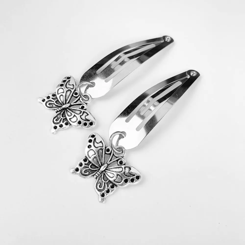 

Simple Alloy Chain Water Drop Clip Toy BB Clip Punk Hair Clip Korean Style Hairpin Women Hair Accessories Cool Cross Barrette