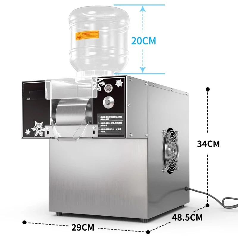 

Snowflake ice machine 4 buckets commercial stall Internet celebrity equipment rainbow milk shaved ice cotton ice machine