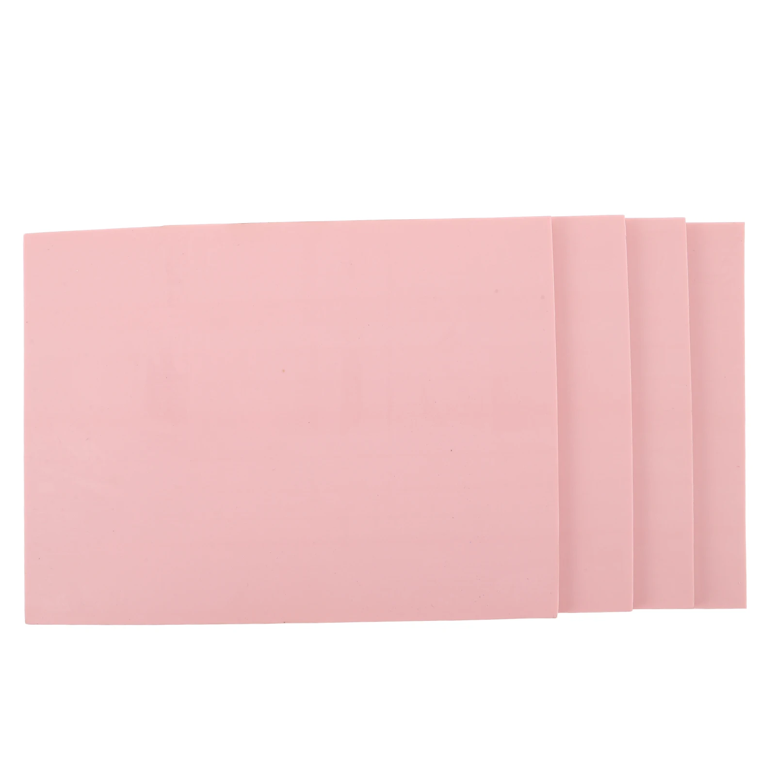 

4 Pcs Print Carving Rubber Bricks Linoleum Block Stamp Making Kit Pink Printing Tools