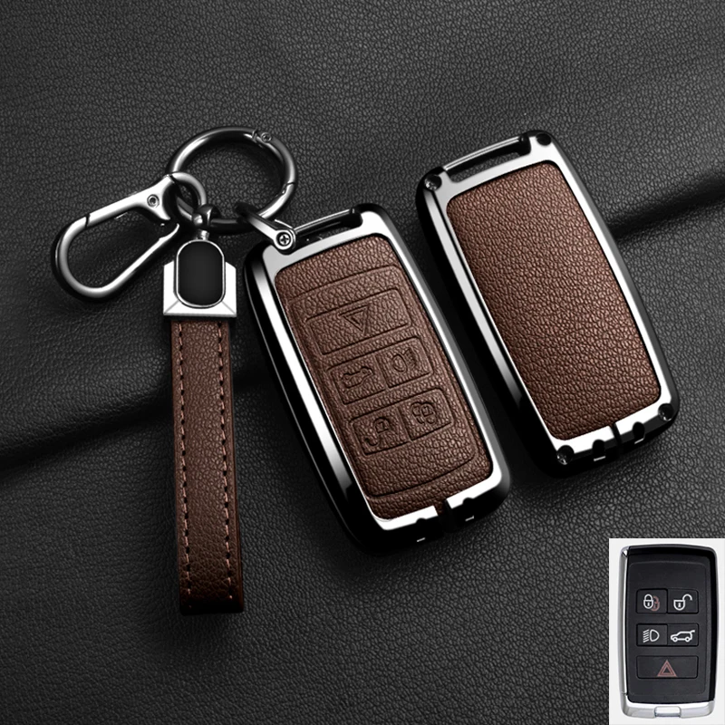 Autoschlüsselhülle für Jaguar XF XJ XE S-Type F-Type X-Type F-Pace I-Pace E-Pace Android XFR XKR Schlüsselanhänger aus Zinklegierung – Detail 19
