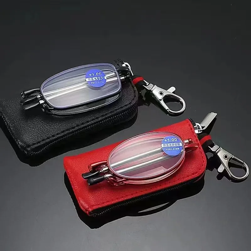 

High-definition Reading Glasses Unisex Ultralight Resin Presbyopic Eyeglasses Portable Foldable Vision Care Readers Eyewear
