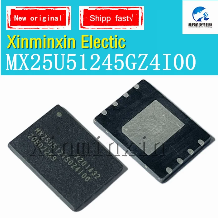 1PCS/LOT  MX25U51245GZ4I00 MX25U51245GZ4100 WSON8 SMD IC Chip 100% New Original