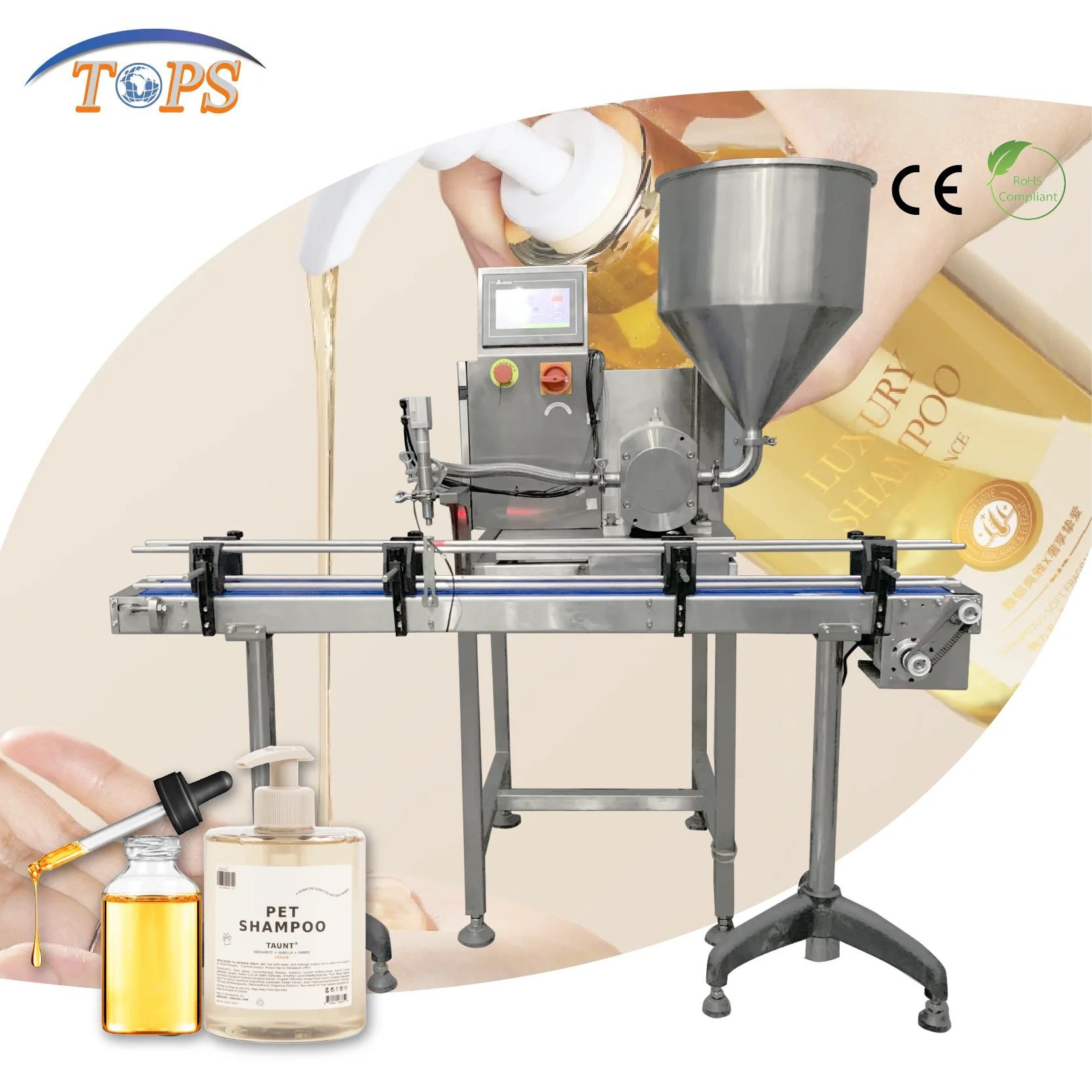 Durable Liquid Filling for Conditioner Hair Mask Serum Shampoo Filling Machine Rotor Pump