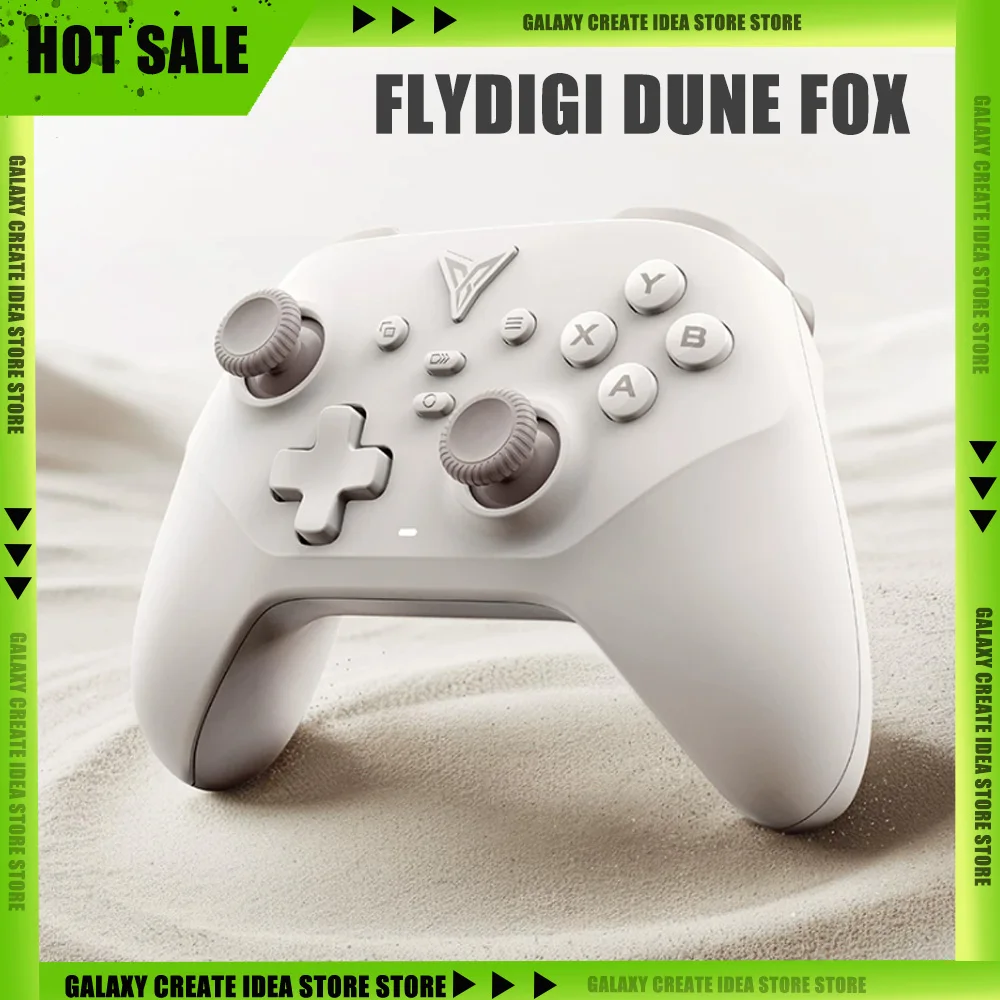 

Flydigi Dune Fox Bluetooth Gaming Controller with Hall Effect Joystick Trigger for PC Switch Android iOS Mobile Wireless Gamepad