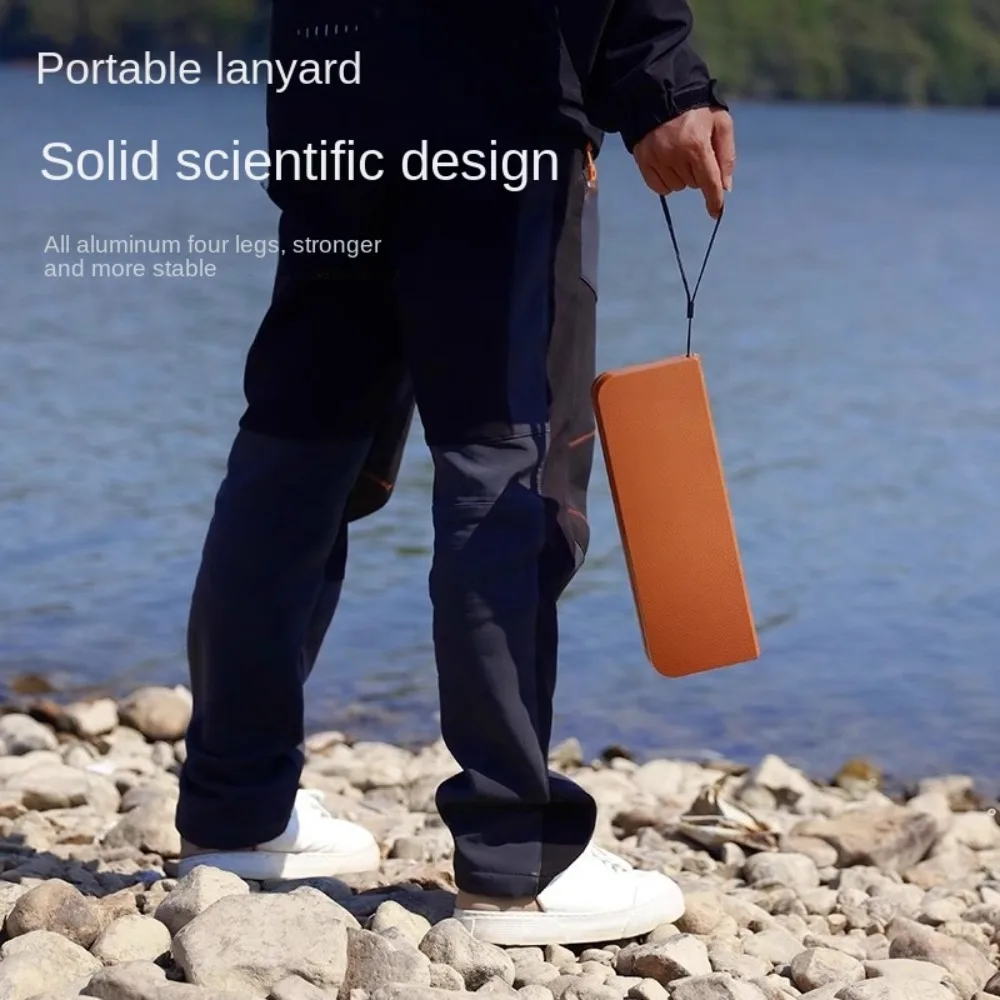 

Складной стул из алюминиевого сплава, прочная несущая прочная маленькая скамейка, легко носить с собой, легкий табурет для рыбалки для пикника, у бассейна