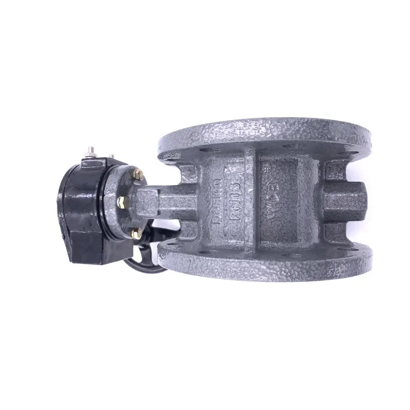 Soft Seal Center Line Butterfly Valve Cast Steel Carbon Steel Worm Gear Flange Source Manufacturer Industrial Pipeline