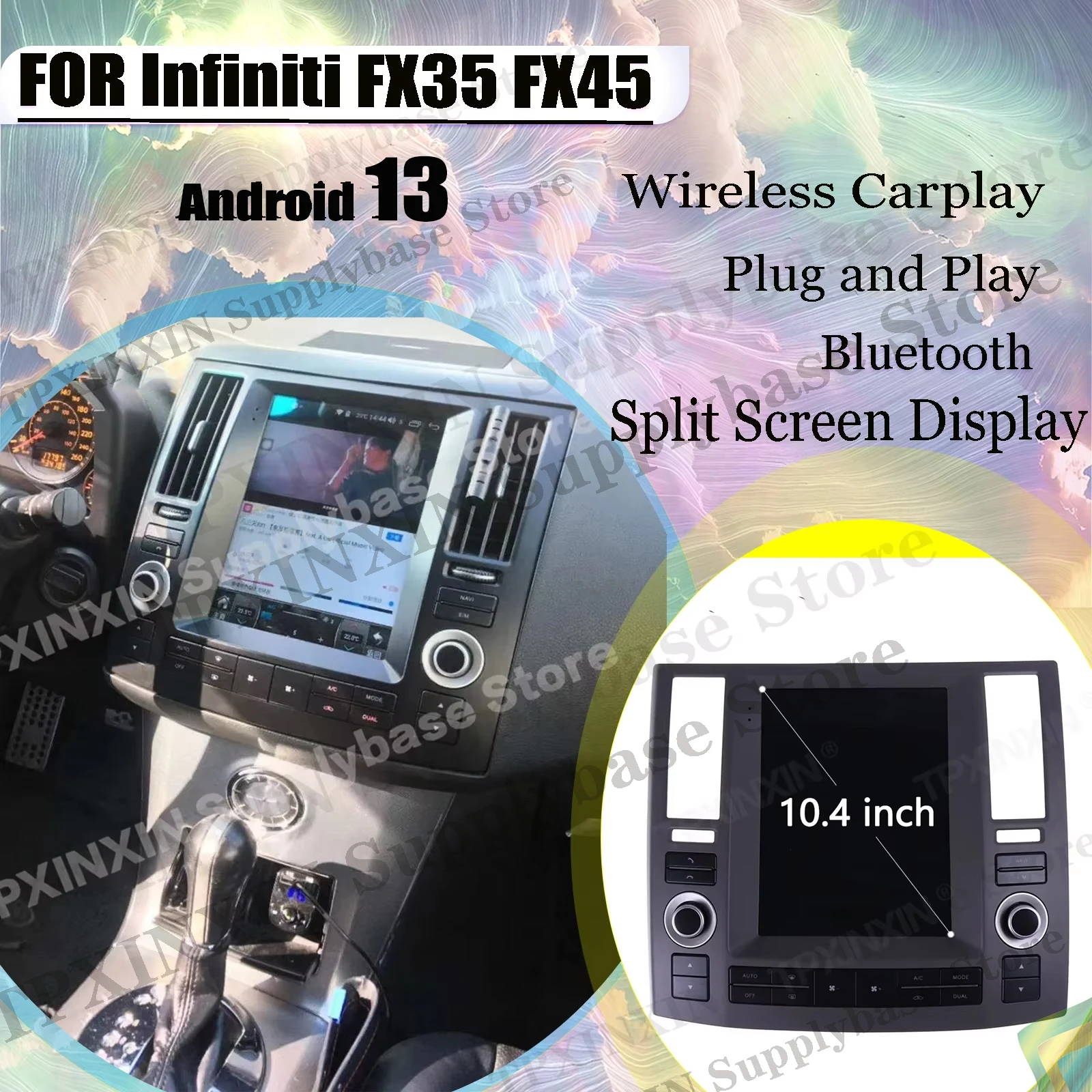 

Android Auto Automotive Multimedia For Infiniti FX35 FX45 2006~2009 GPS Navigation Carplay Radio Coche Player Stereo Head Unit