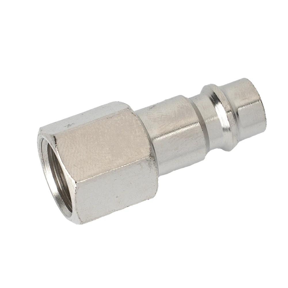 2pcs  Compressor Air Line Coupler Connector Fitting European Style Female Ferrule 1/4 Quick Connect Release Air Tool Fitting