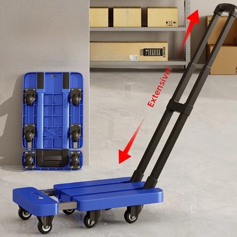 foldable-thickened-six-wheel-hand-pulled-cart-quiet-shopping-cart-portable-stall-home-use-trailer-stainless-steel-body-for