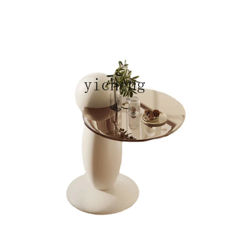 Xl Disc Side Table Special-Shaped Living Room Home Silent Style Modern Simple Small Apartment Corner Table