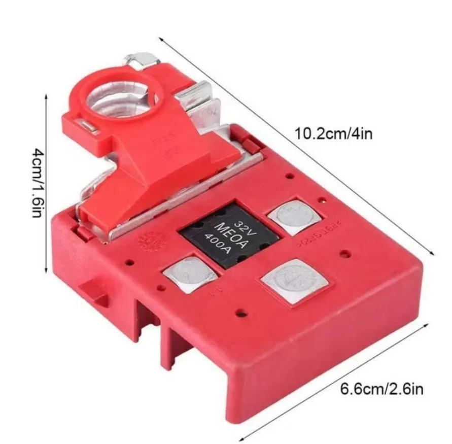 Разпределительный терминал автомобильного аккумулятора 32 В, 400 А, быстроразъемный плавленый для 4WD и караванов, 1x