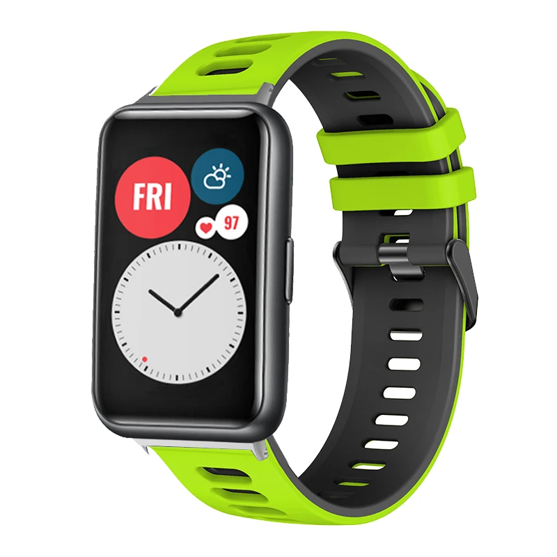 Silicone Watch band For Huawei Watch Fit FIT New Strap Watchbands adjustable Bracelet For Huawei Watch Fit Wristband