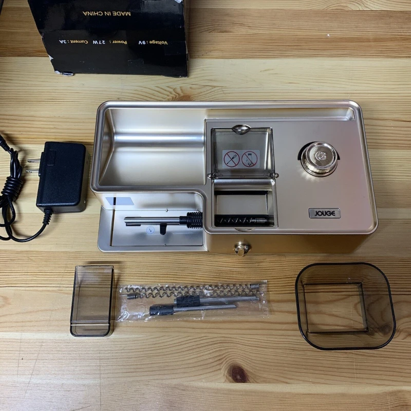 

3-in-1 Automatic Cigarette Maker with Smart Sensor Counter Electric Roller for 5.5, 6.5, 8mm Tubes Tobacco Filling Machine