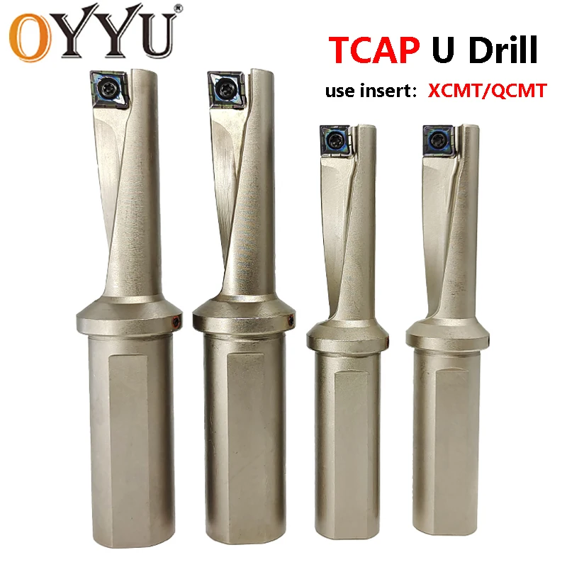 OYYU TCAP U Drill Series 08R 10R 12R 14R 16R 20R 2.25D 3.25D Drilling Turning Boring Cutting CNC Lathe TCAP08R Maching XCMT QCMT