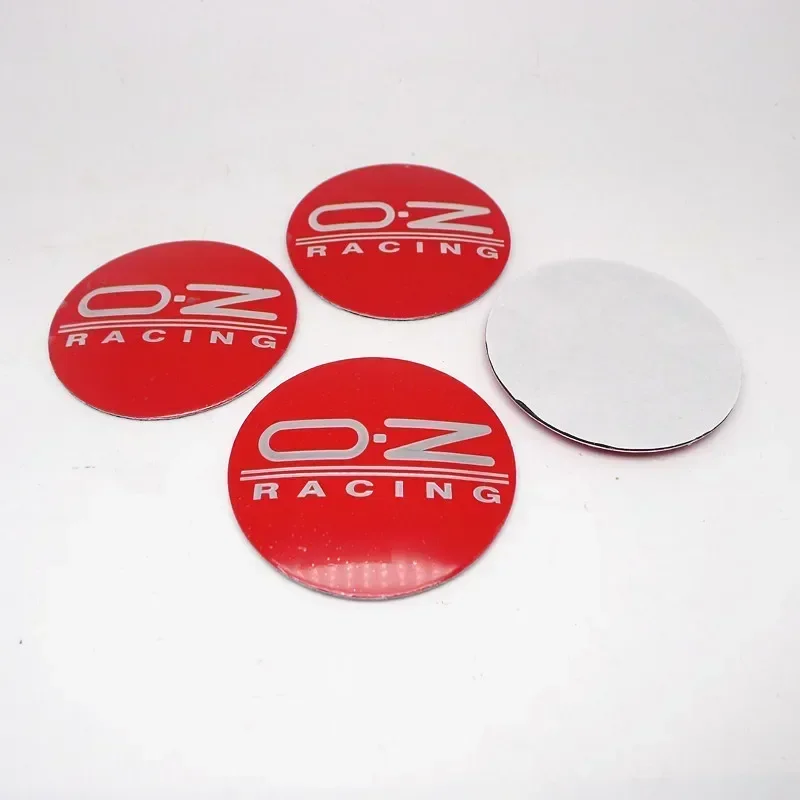 4pcs 62mm OZ Racing Emblem Stickers Wheel Center Cap Hub Logo Badge alluminio