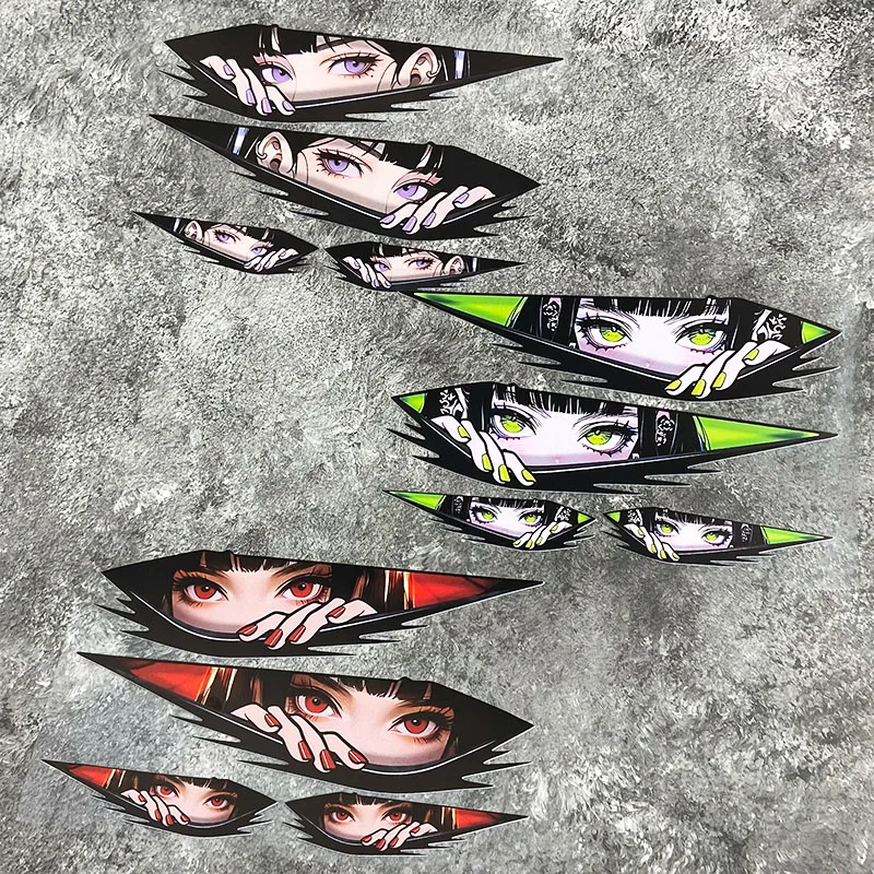 

JDM Anime Waterproof Vinyl Stickers Cool Styling Decals For Motorcycle Helmet Fuel Tank Front Fairing Electric Scooter DIY Decor