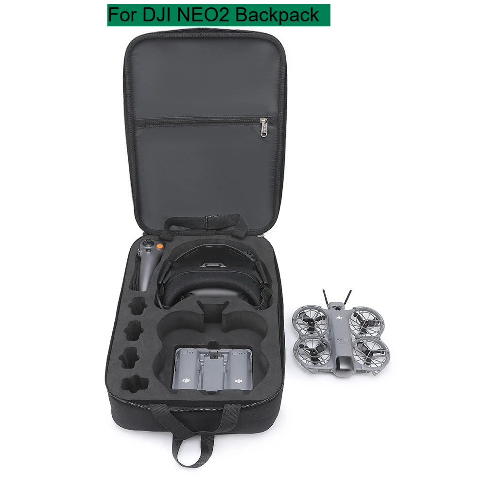 

Hard-Shell Backpack for Dji Neo 2 Motion Fly More Combo Drone Shockproof Protective Case Portable Storage Bag for Dji Neo 2