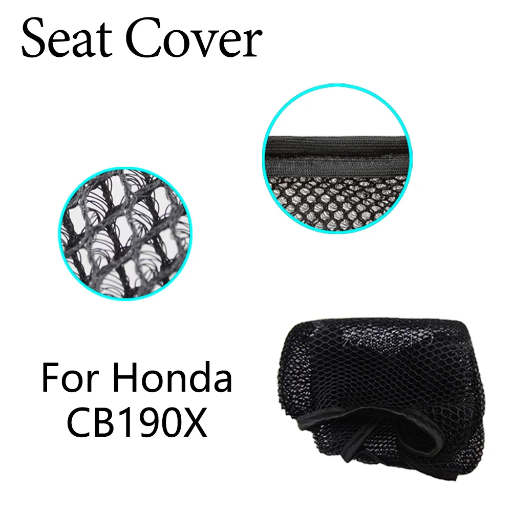 

For Honda CB190X CB 190X 190 X Motorcycle Seat Cover Heat Insulation 3D Mesh Fabric Breathable Non-Slip Protection Cushion