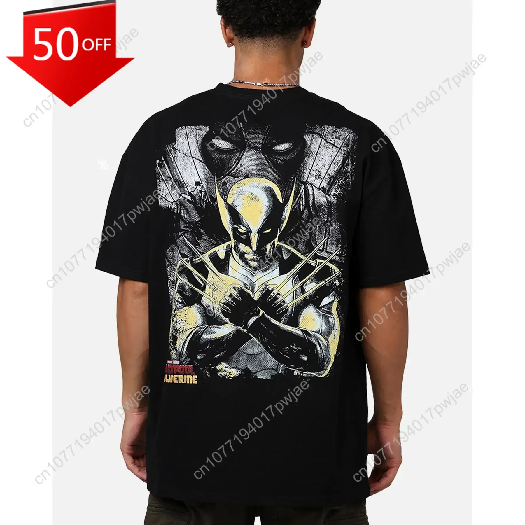 

Marvel Studio Marvel Deadpool and Wolverine Heavyweight T-Shirt Black