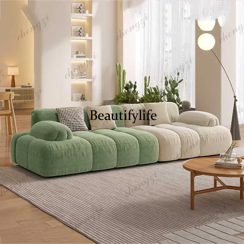 BBB Modern Simple Soft Sofas Unique Cheap Fillers Lazy Living Room Sofa Choice Floor European Wohnzimmer Sofas
