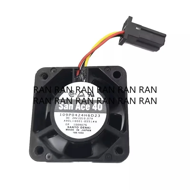 

New Cooling Fan for San Ace40 109P0424H6D23 Fanuc system driven fan DC24V 0.07A Cooler Fan