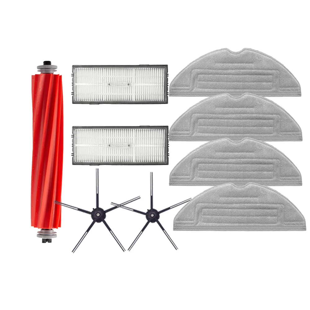 

9Pcs For Roborock S7 Maxv Ultra Accessories S7 Pro Ultra Mop Main Side Brush Hepa Filter Dust Bag Robot Vacuum Cleaner