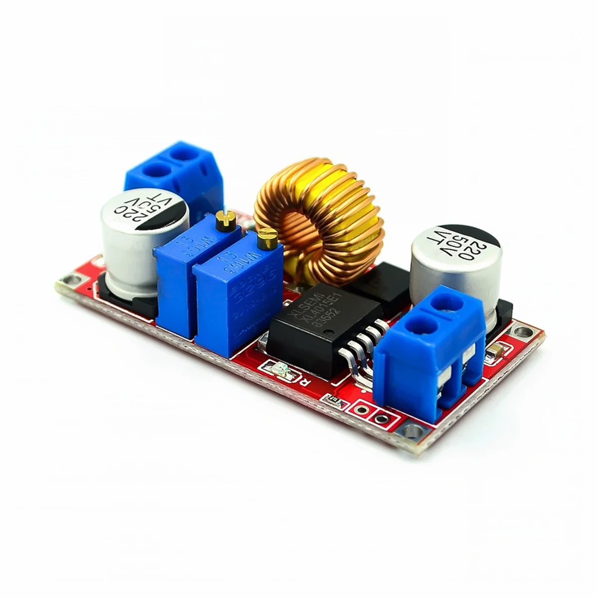 4pcs XL4015 5A DC to DC Power Converter 4-38V to 1.25-36V CC CV LED Driver Charging Board Lithium Charger Module