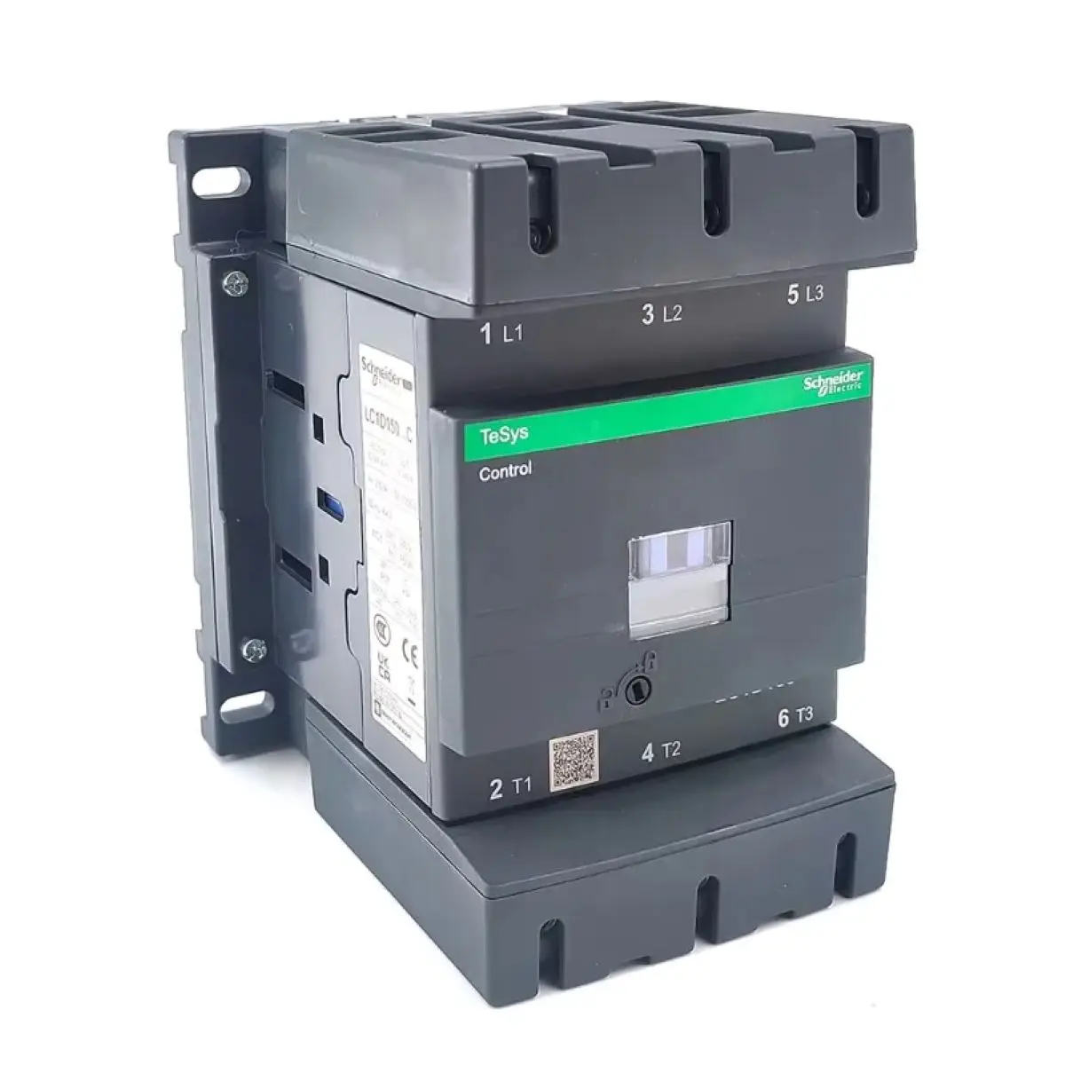 

LC1D150 LC1D15000M7 LC1D15000M7C contactor - 3P(3 NO) - AC-3 - = 440 V 150 A - 220 V AC 50/60 Hz coil
