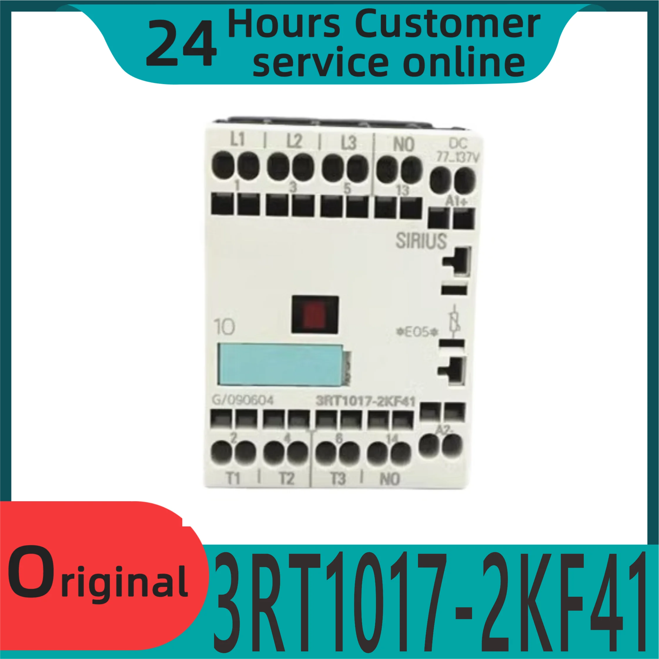 

New original DC contactor 3RT1017-2KF41 DC77... 13