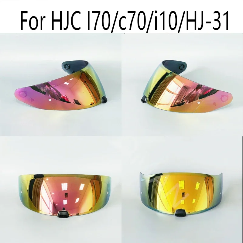 Für hjc i70/c70/i10/HJ-31 elektroauto voll gesichts helm linse fit visiere pc voll gesichts helm visiers piegel linse