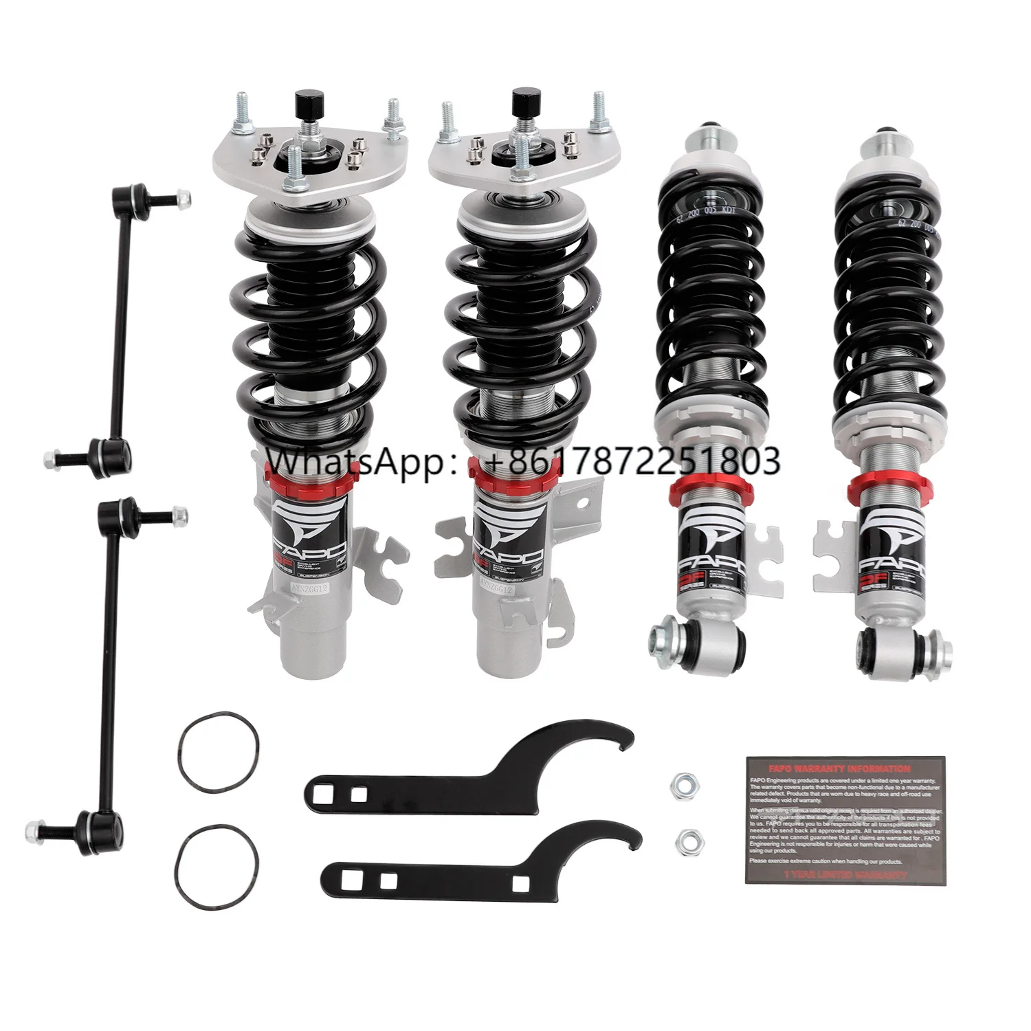 

Hot Sale FAPO PF016620 Mini Cooper/Hatch 2nd Gen R55/R56 2006-2013 Mono-tube Coilovers Suspension Lowering Kits Shock Absorber