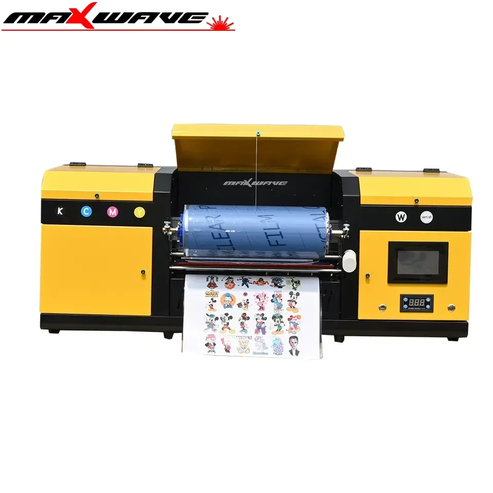 Eps I608 Transfer Film Double Head Varnish Printer Sticker UV DTF Printing Machine