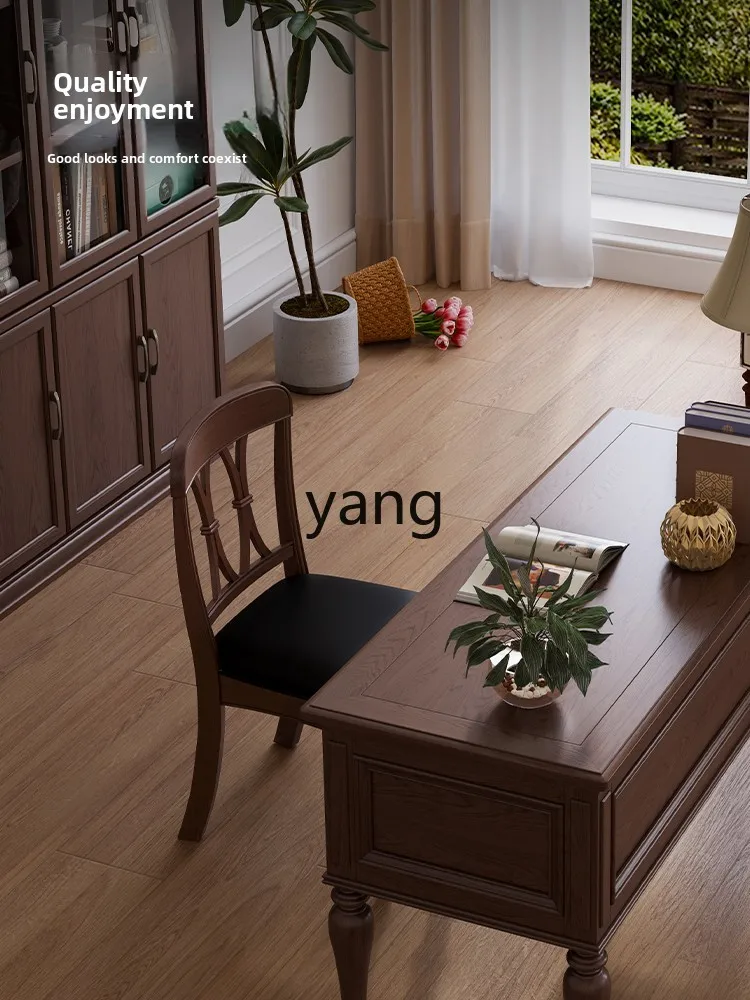 LH  solid wood boss office chair computer stool backrest sedentary and comfortable