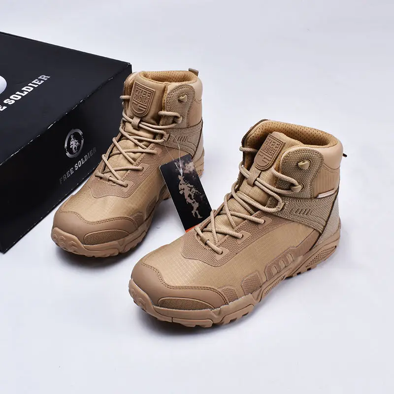 

Breathable Desert Hiking Boots Anti Lock Men High Top Outdoor Hiking Military Shoes Lightweight Tactical Boots