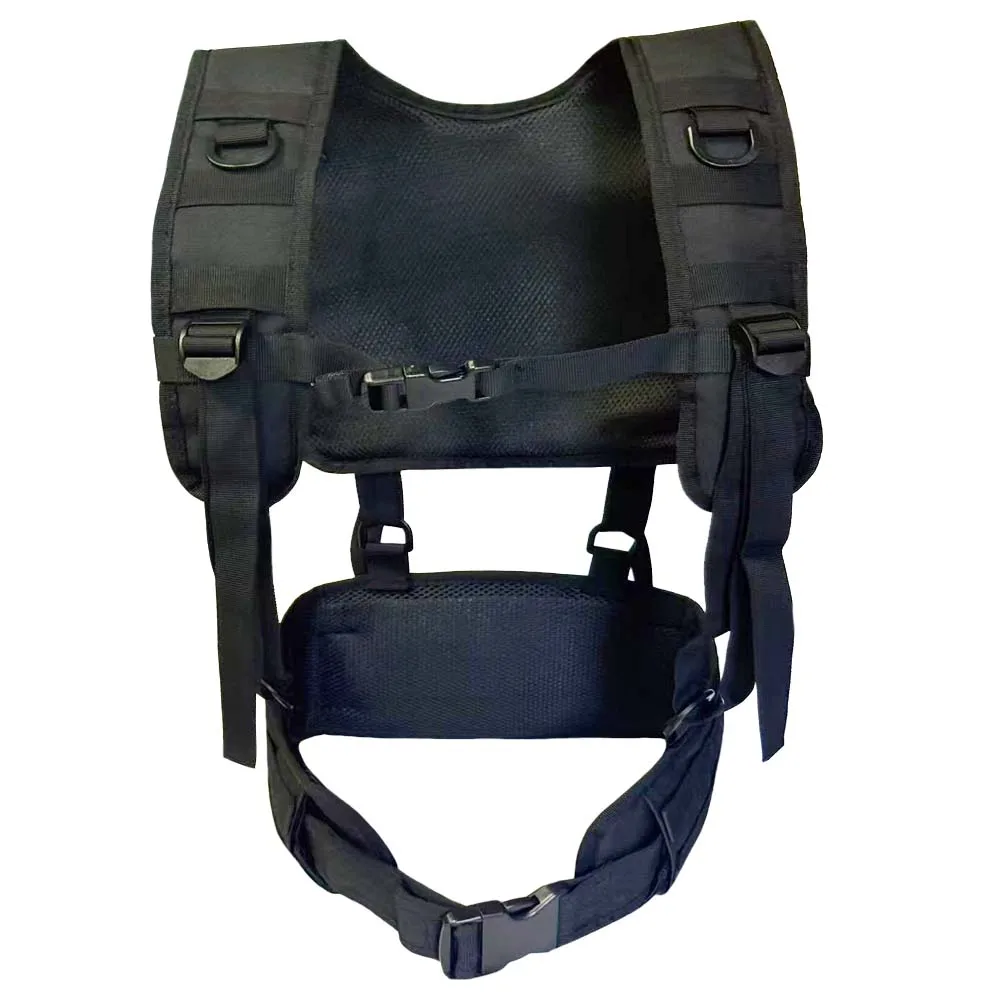 

Tactical Waist Belt Chest Strap Shoulder Straps H-Belt, Breathable Lightweight Multi-Functional Outdoor Equipment, Fishing Vest
