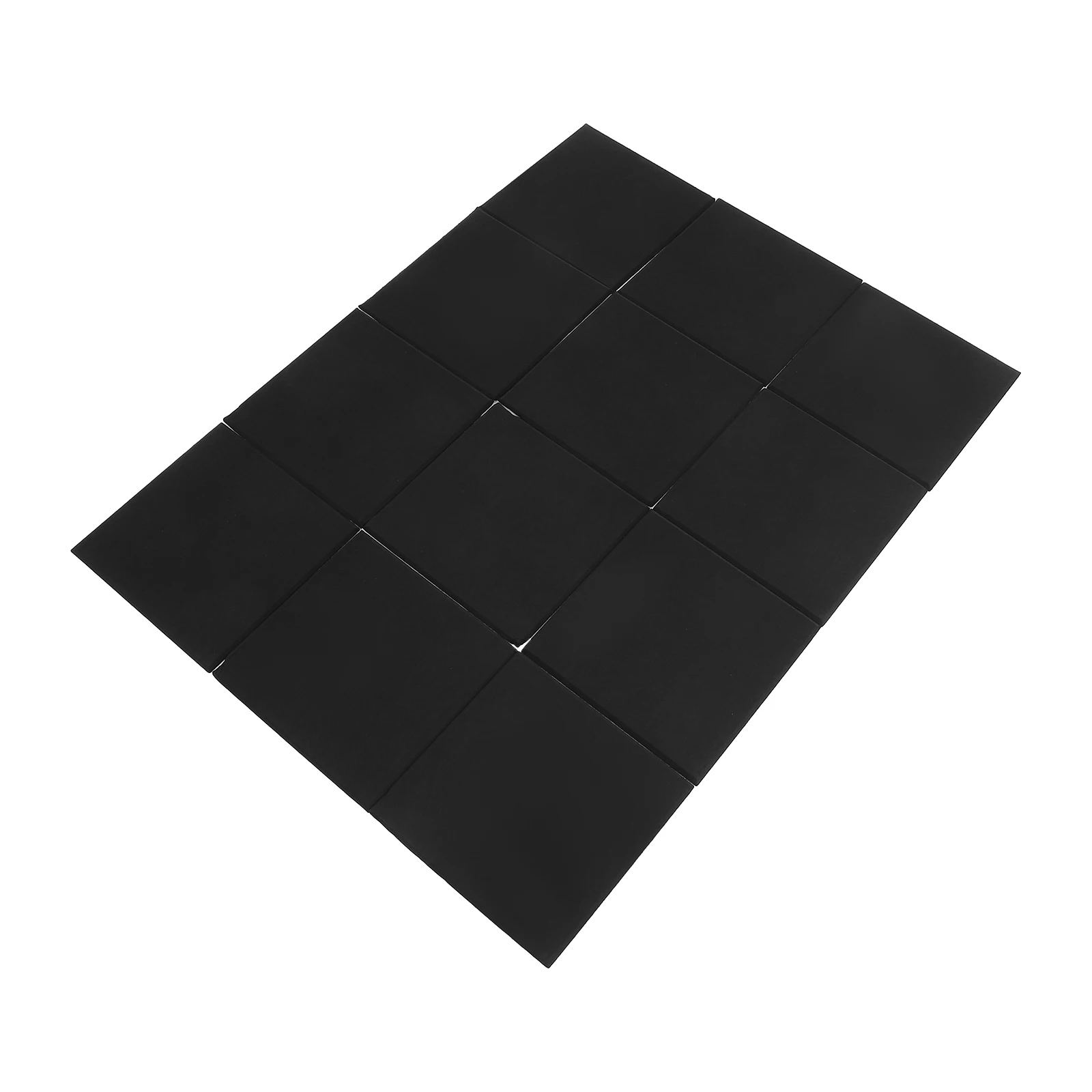 

12 Pcs Soundproof Absorbing Mat Polyester Dampening Board For Wall Acoustic Foam Panels Soundproofing Sound