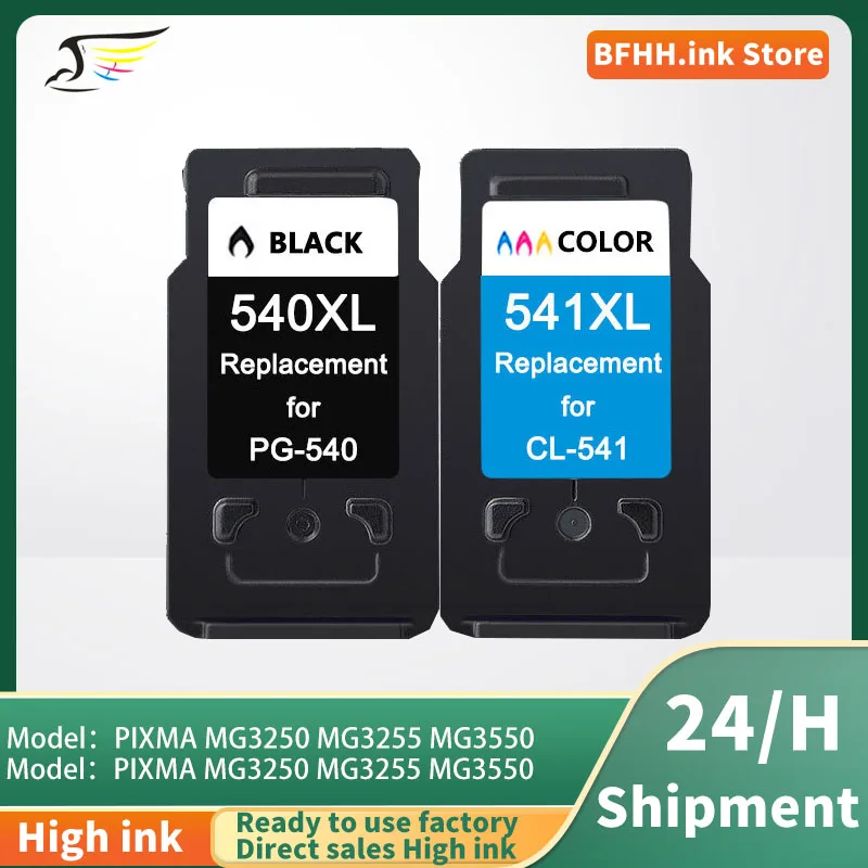 PG-540 PG540 CL541 CL-541 540XL 541XL Compatible Ink Cartridge for Canon Pixma MG3250 MG3255 MG3550 MG4100 MG4150 MG4200 MG4250