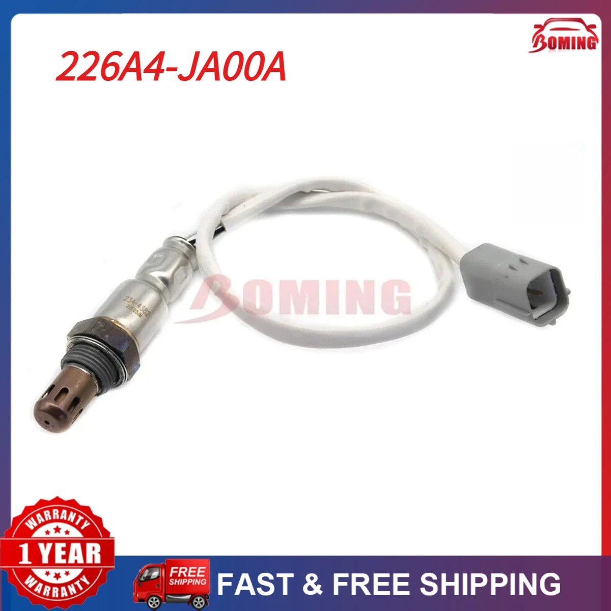 Sensor de Oxígeno Lambda O2 de Relación Aire-Combustible Posterior para Nissan Altima Rogue 2007-2013 226A4JA00A 226A4 JA00A 234-4382 226A4-JA00A