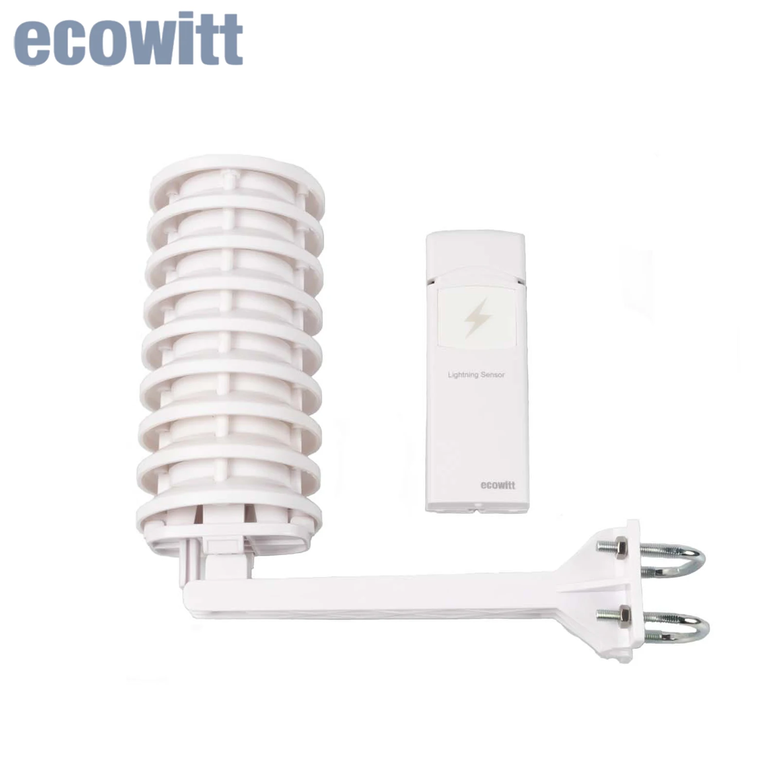 Picture: Ecowitt WH57 Wireless Lightning Detection Sensor with Solar Radiation Shield, Detects Lightning Bolts and Storms within 25 Miles