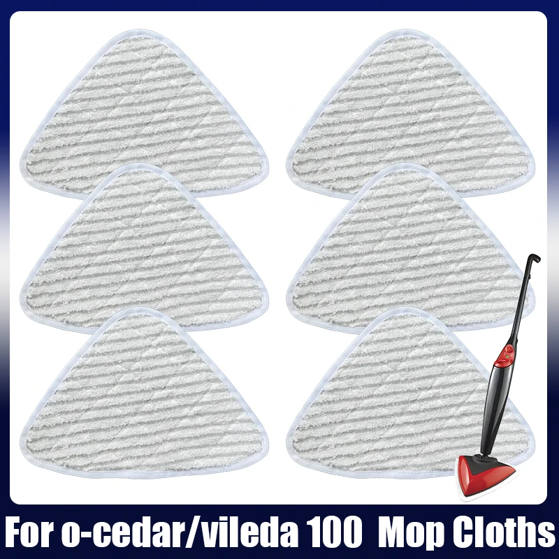 For o-cedar/vileda 100 steam mop pad triangular cloth cleaning tool floor accessories with strong water absorption  mop cloth