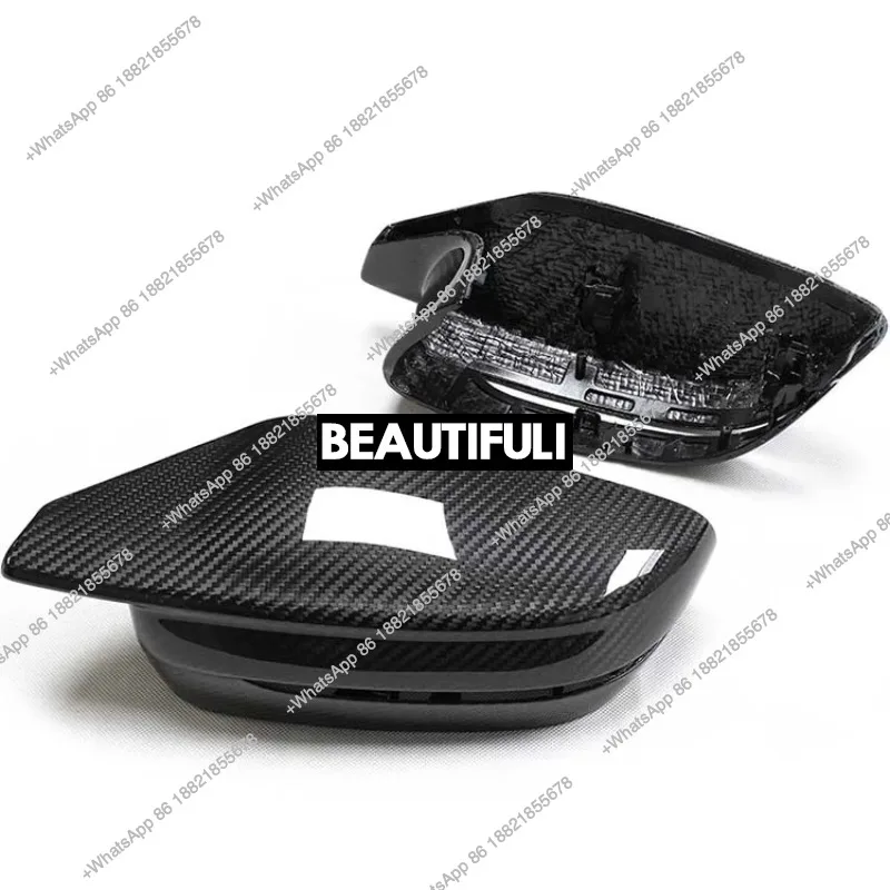ZAIQU Dry Carbon Fiber Side Rear View Mirror Covers for M2 M3 M4 M240i M50G80/82/83/87  Modified M3 Rearview Mirror Caps